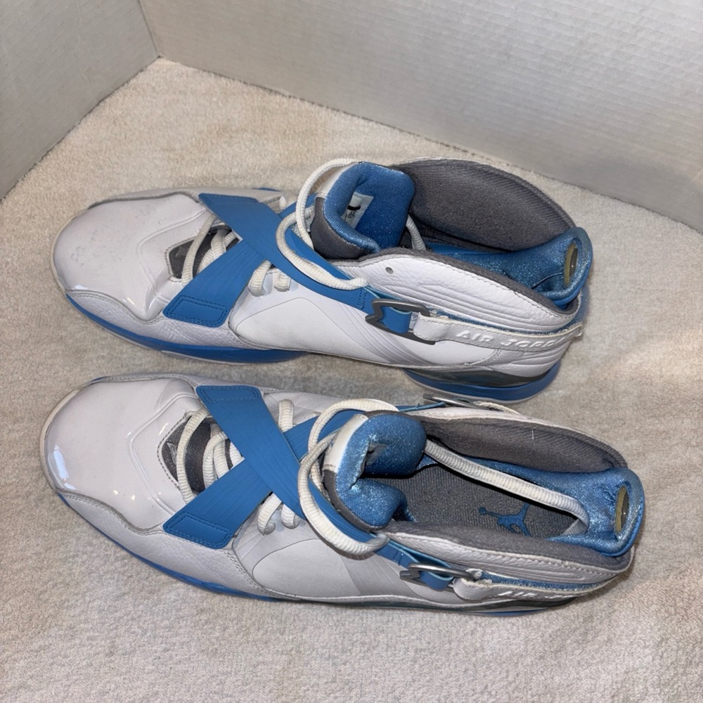 Air Jordan 8.0 White University Blue size 14 men